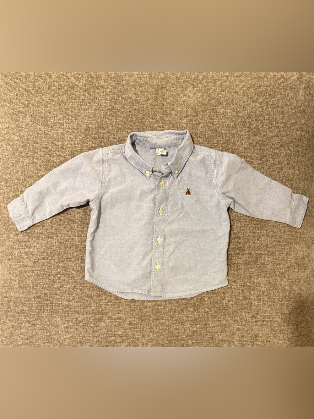 Baby GAP Light Blue Button-Down Shirt 18-24m